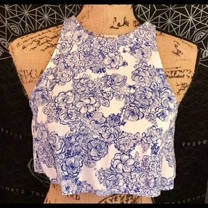 American Apparel Floral CropTop